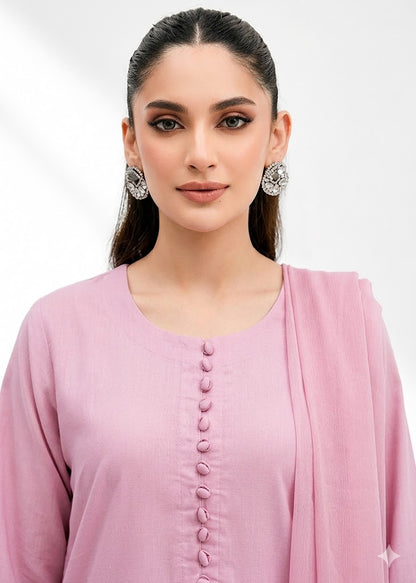 Straight Cut Kurta with Chiffon Dupatta