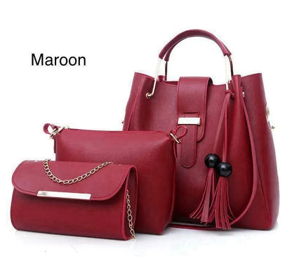 Rexine Handbag Set for Girls