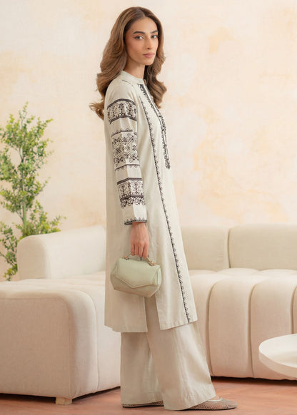 Ivory Embroidered Lawn 2-Piece Suit