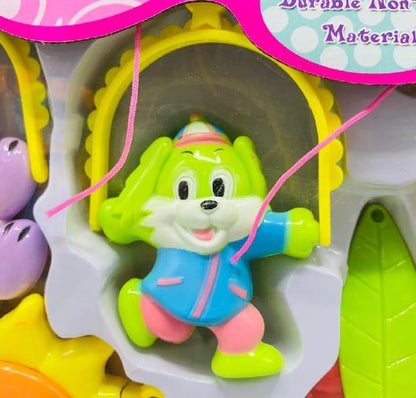Multicolor Musical Crib
