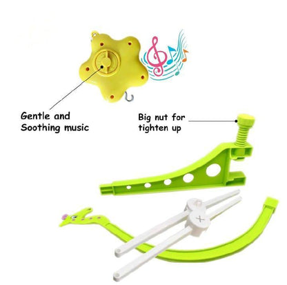 Multicolor Musical Crib