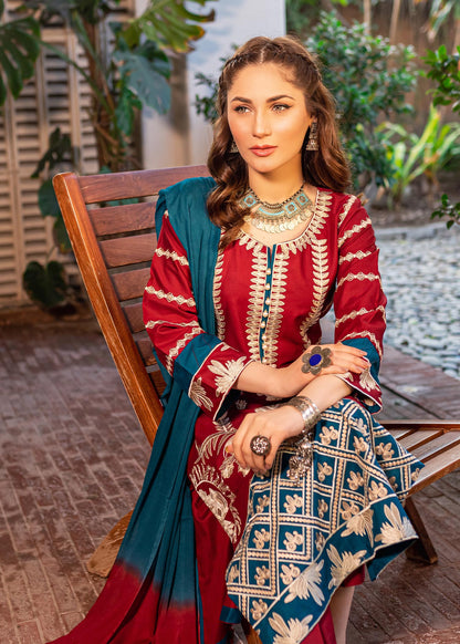 Maroon Charm | Elegant Women's Daily Wear Dress