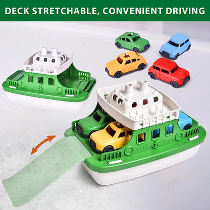 Mini Car Baby Shower Boat Carrying Toy Shower Boat Sprinkler Swimming Pool Children's Bathtub And Beach Birthday Gift