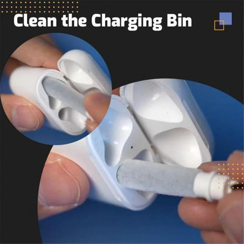 3-in-1 Earphones Cleaning Pen Kit for AirPods Pro, Xiaomi & Samsung Earbuds