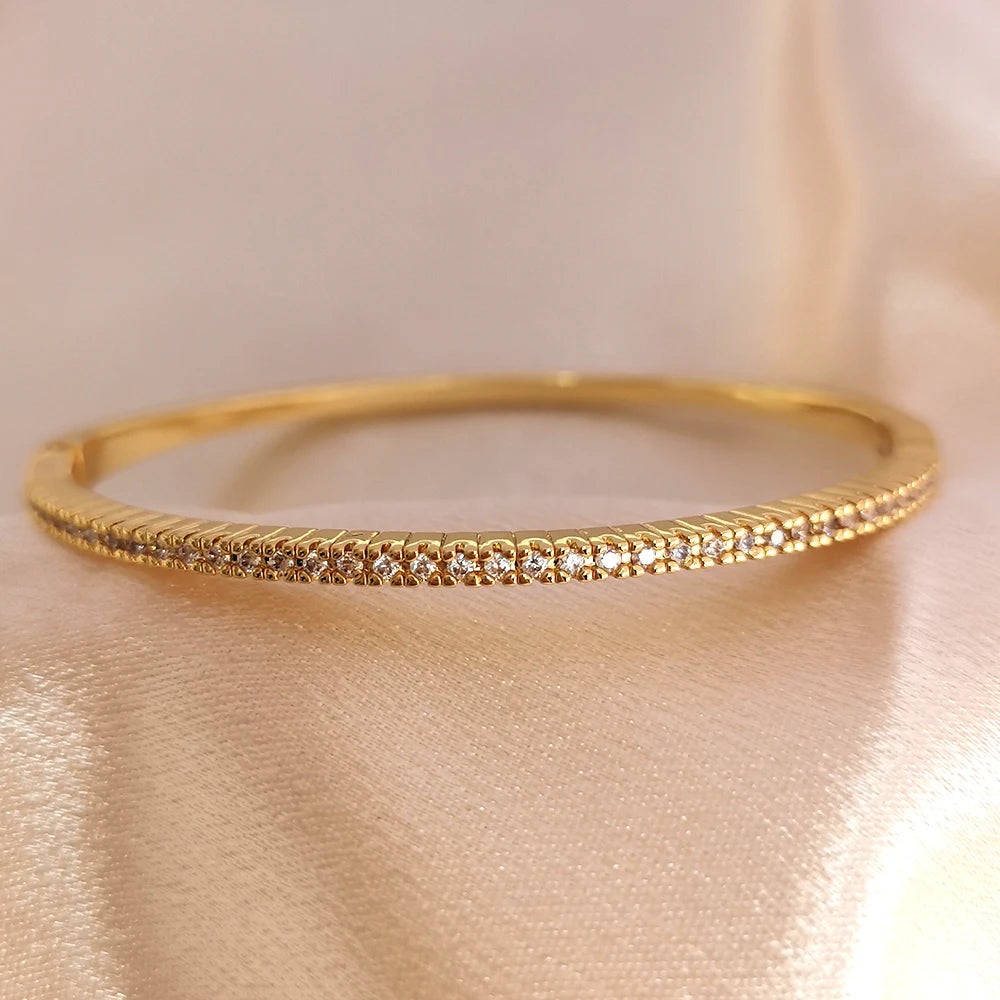 Luxury Fine Bangles Pulseras Mujer Armbanden Voor Vrouwen צמידים Bracelet Femme