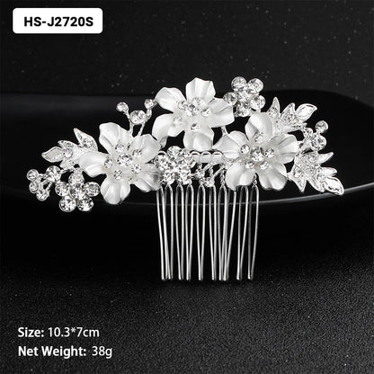 EFILY Crystal Rhinestone Bridal Hair Comb & Wedding Hairpin Tiara for Women
