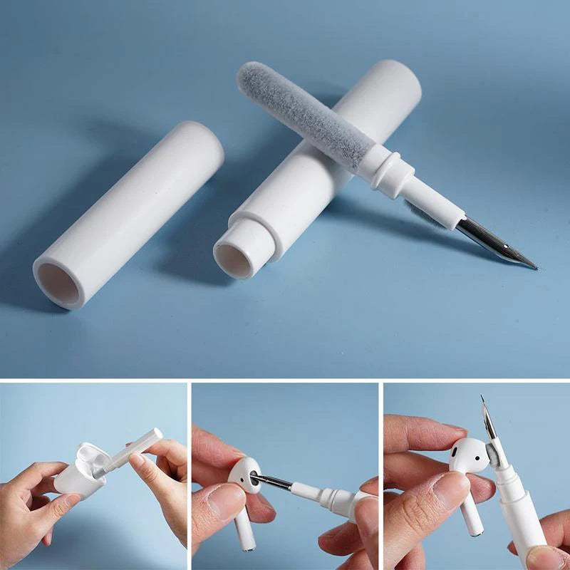 3-in-1 Earphones Cleaning Pen Kit for AirPods Pro, Xiaomi & Samsung Earbuds